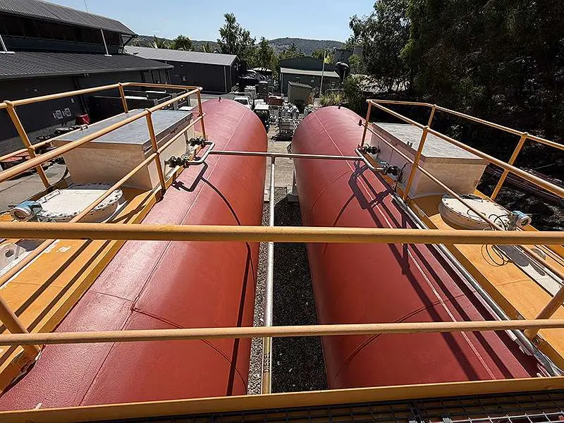 Fuel tanks coated with NanoPrep Anticorrosive coating
