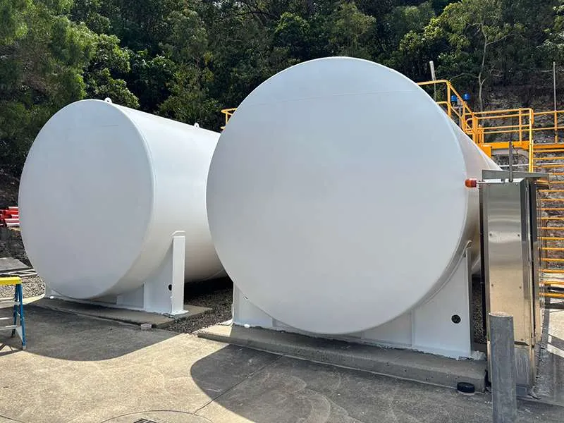 The completed tanks, protected with NanoPrep and a compatible UV-stable topcoat